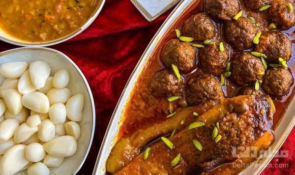 طرز تهیه خورشت بادمجان با گوشت قلقلی طرز تهیه خورشت بادمجان با گوشت قلقلی